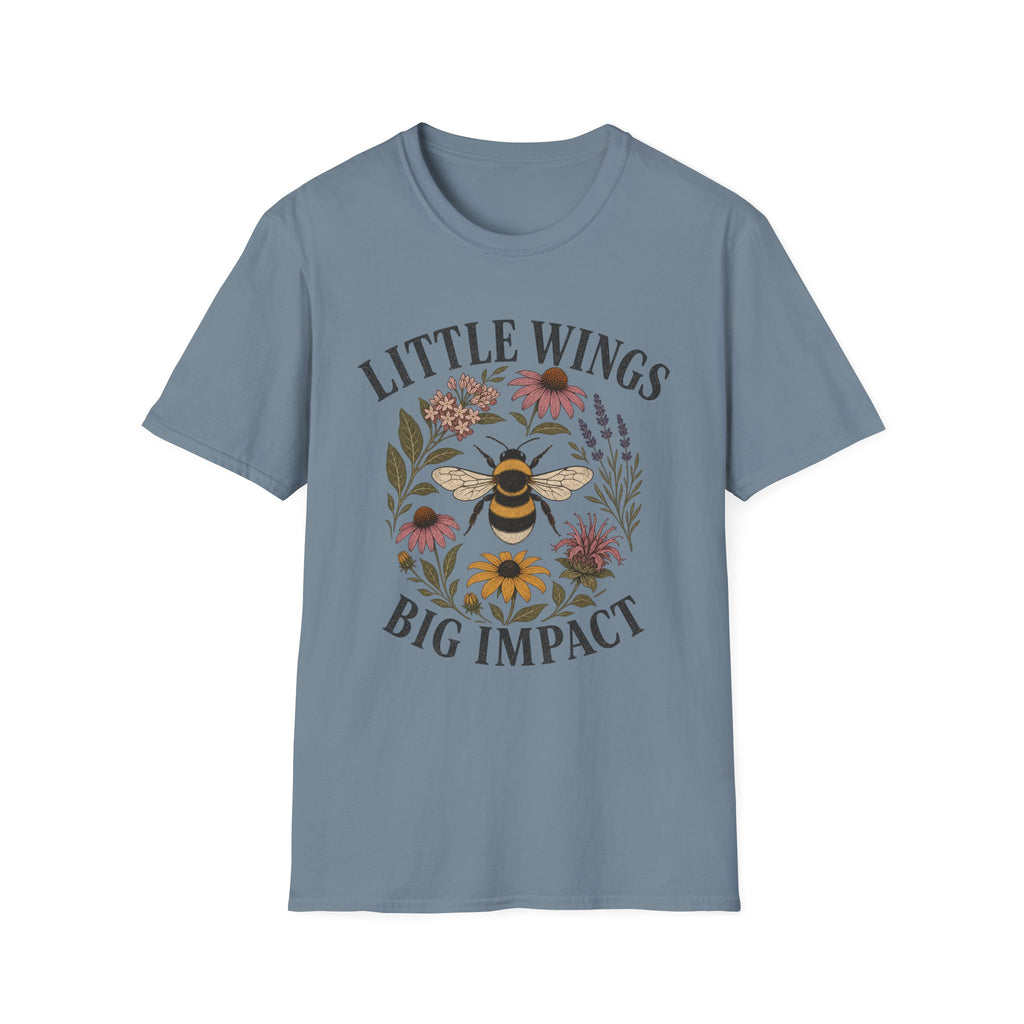 Little Wings Big Impact Flowers Tee