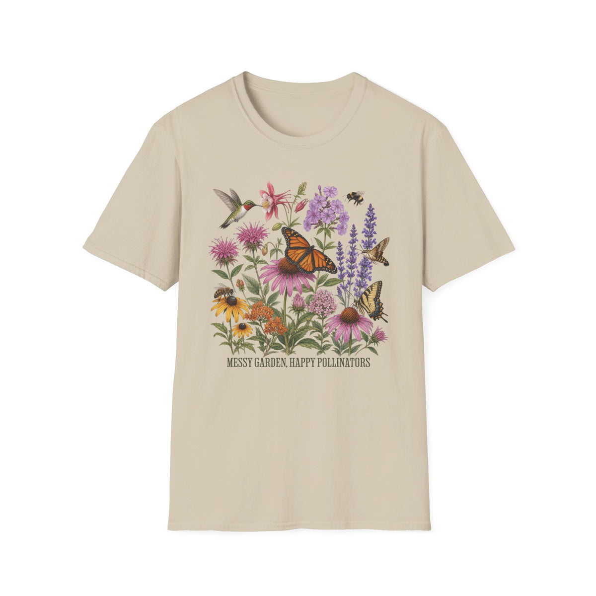 Messy Garden, Happy Pollinators 4 Tee