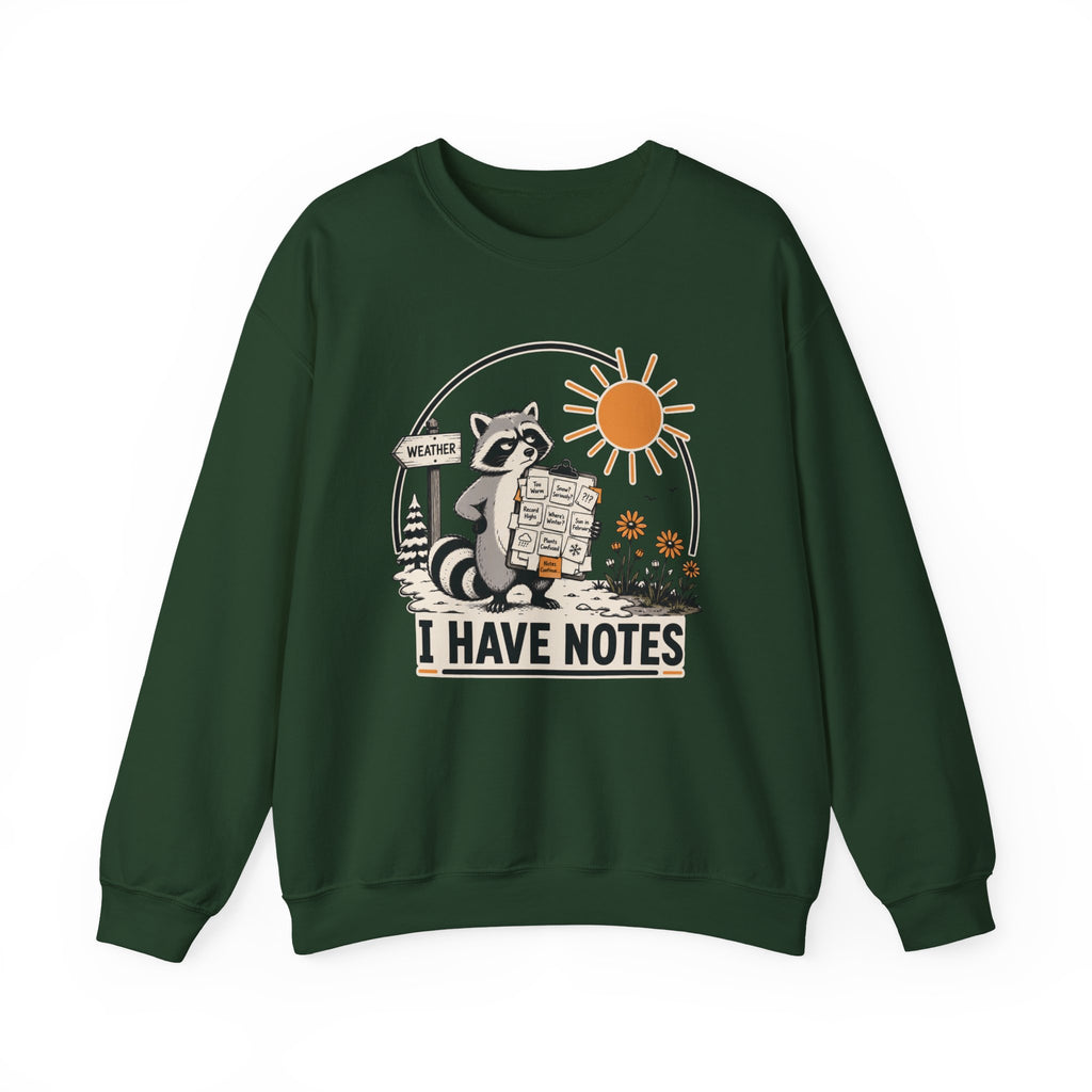 I Have Notes Sun Crewneck Sweatshirt