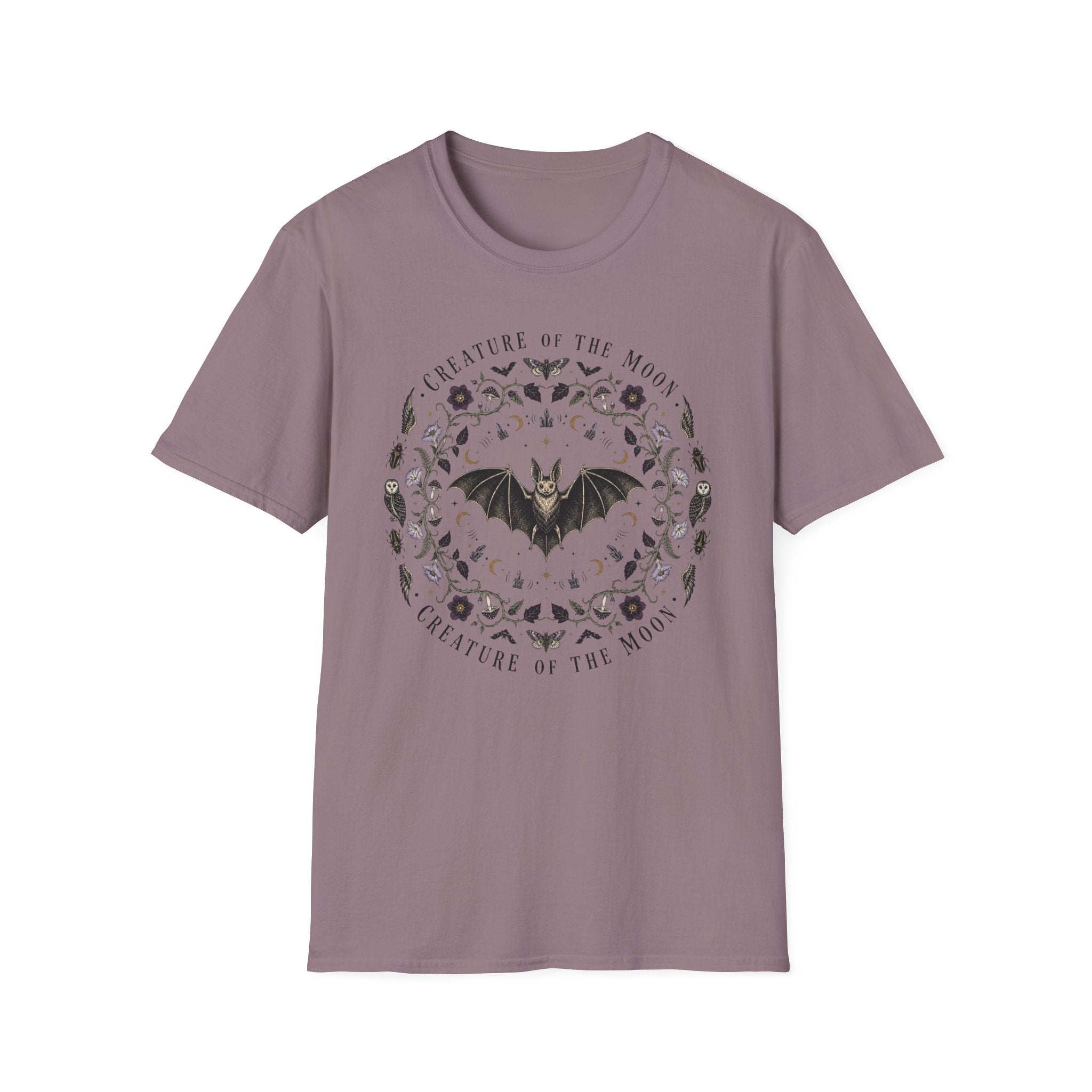 Creature Of The Moon Bat Mandala Tee