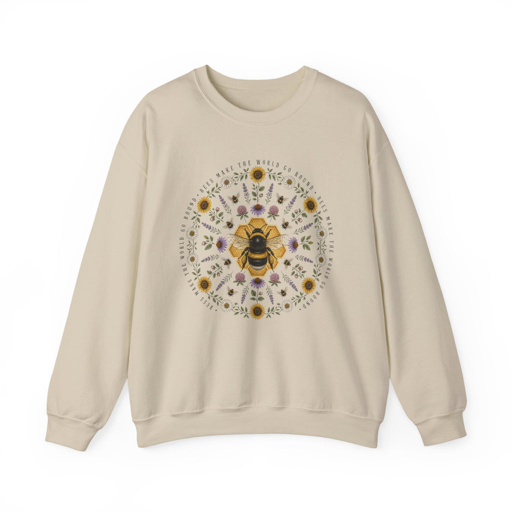 Bee Mandala Crewneck Sweatshirt