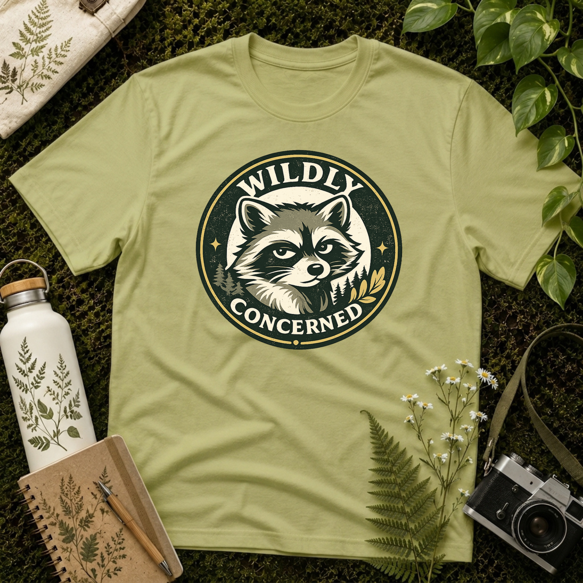 Wildly Concerned Large Brand Logo Tee