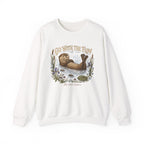 Go With The Flow Otter Crewneck Sweatshirt