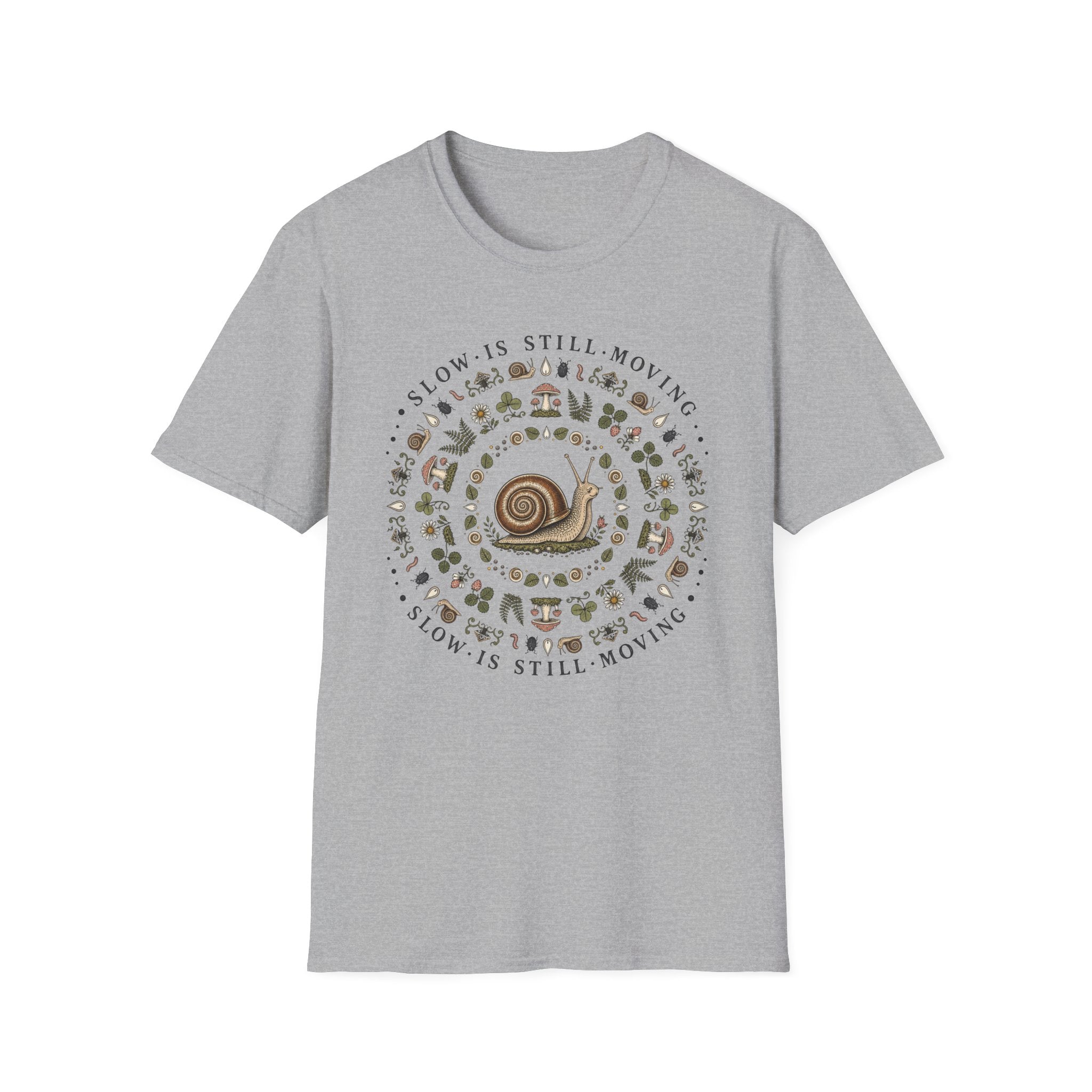 Slow Snail Mandala Tee