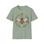 Bee Daisy Flower Circle Tee