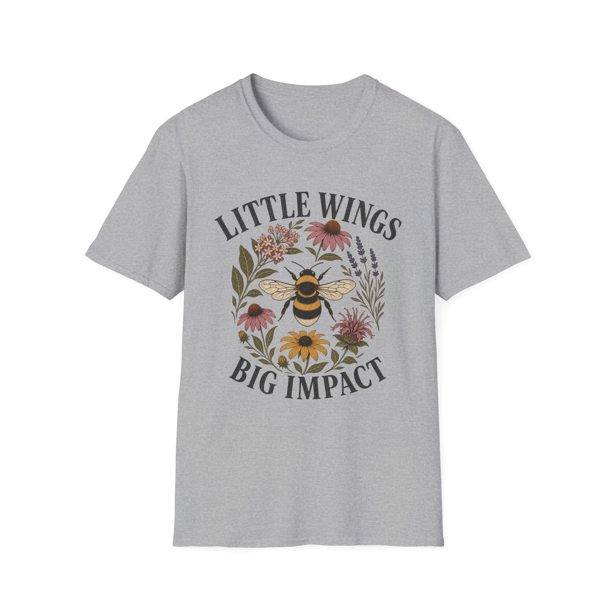 Little Wings Big Impact Flowers Tee