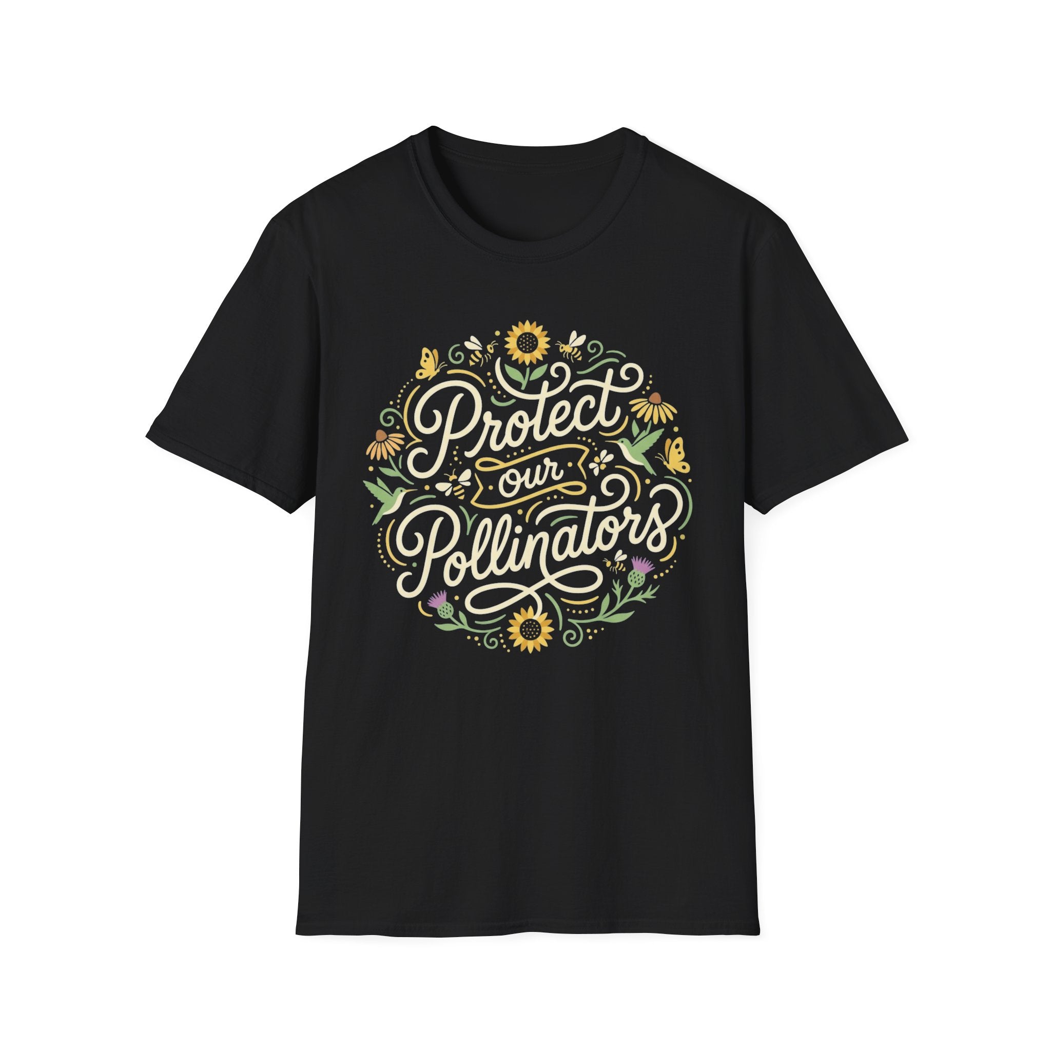 Protect Our Pollinators Dark Tee