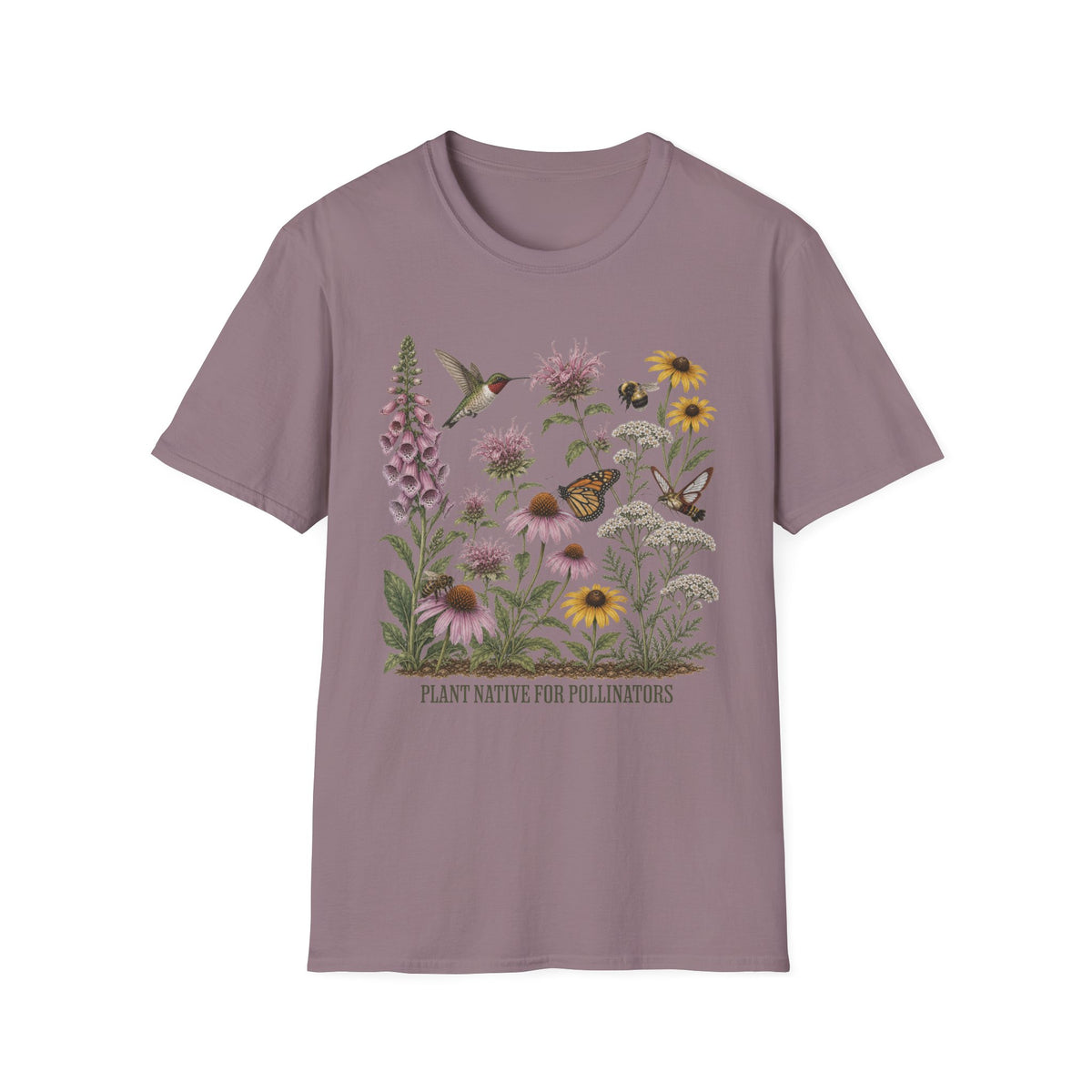 Plant Native For Pollinators 2 Tee