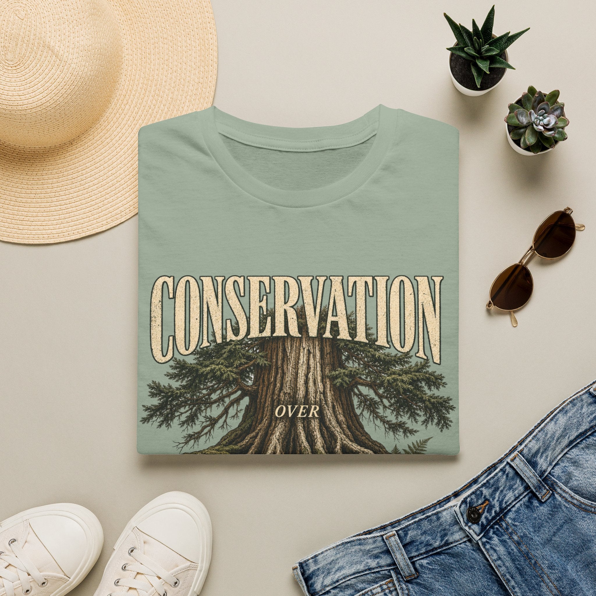 Conservation Over Extraction Tee