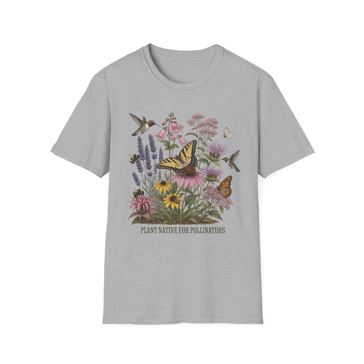 Plant Native For Pollinators Tee