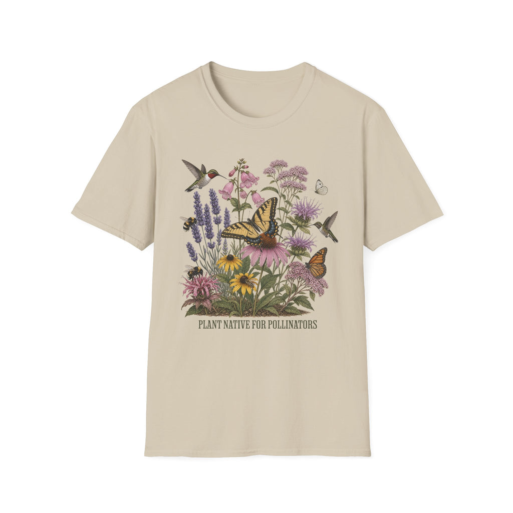 Plant Native For Pollinators Tee