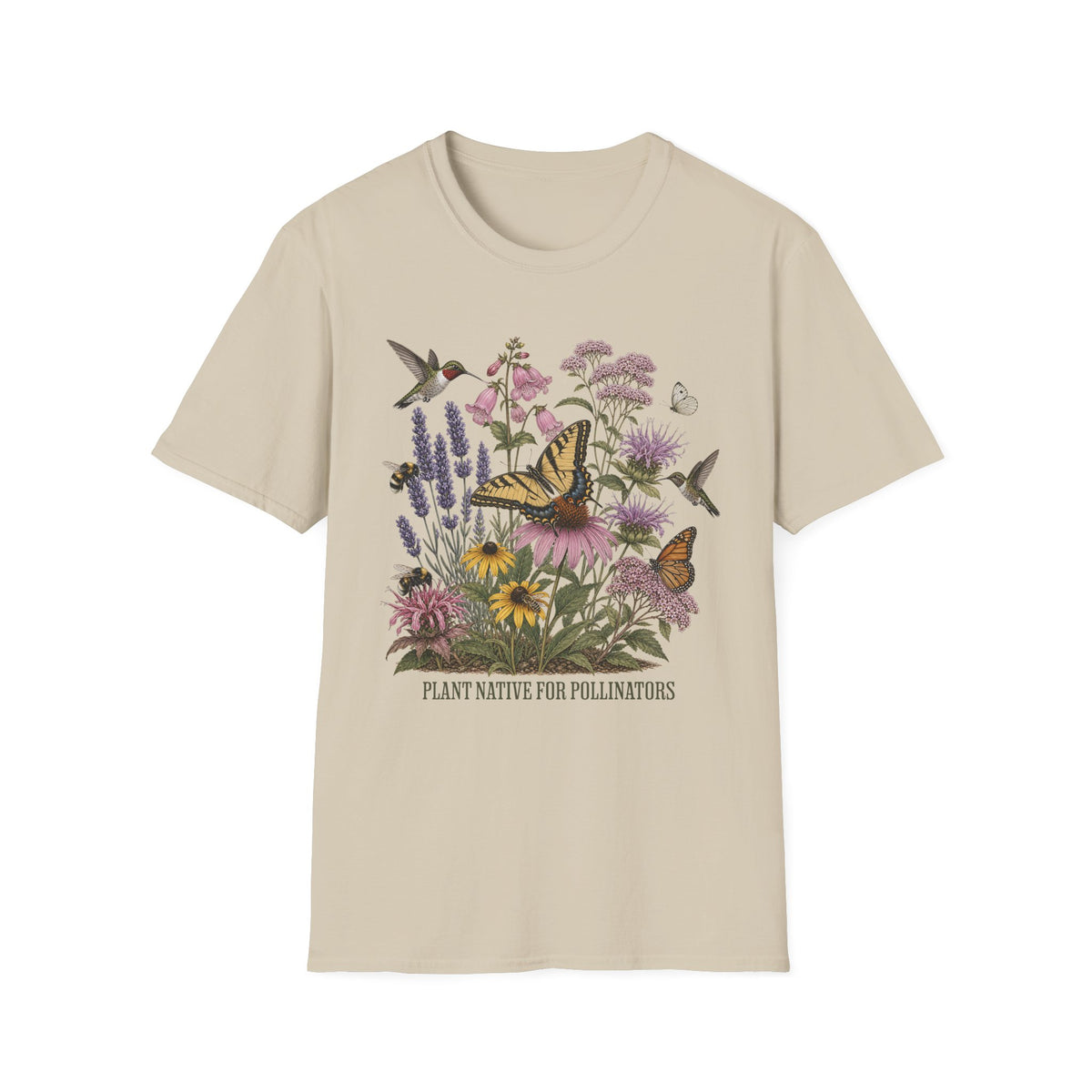 Plant Native For Pollinators Tee