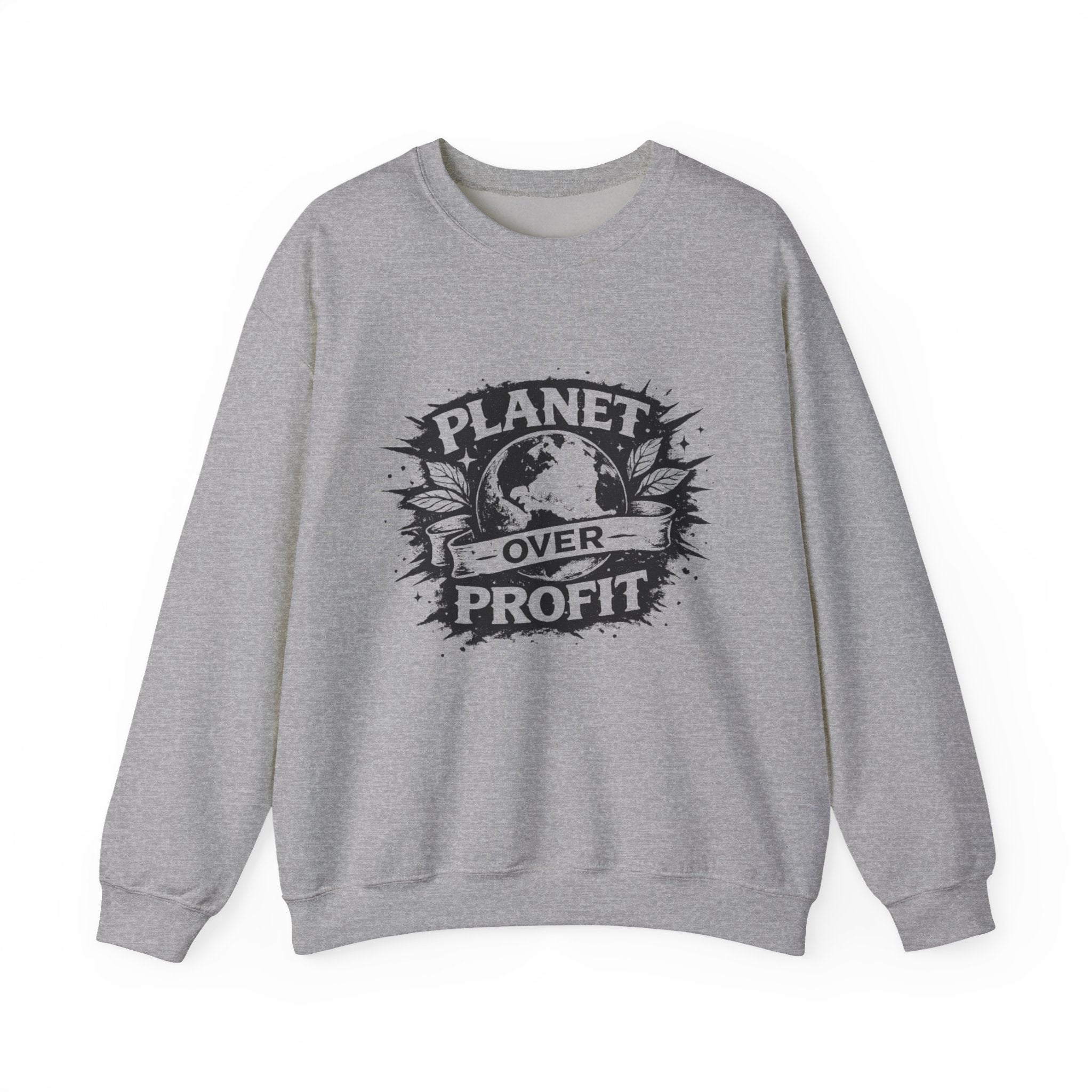 Planet Over Profit Splat Crewneck Sweatshirt