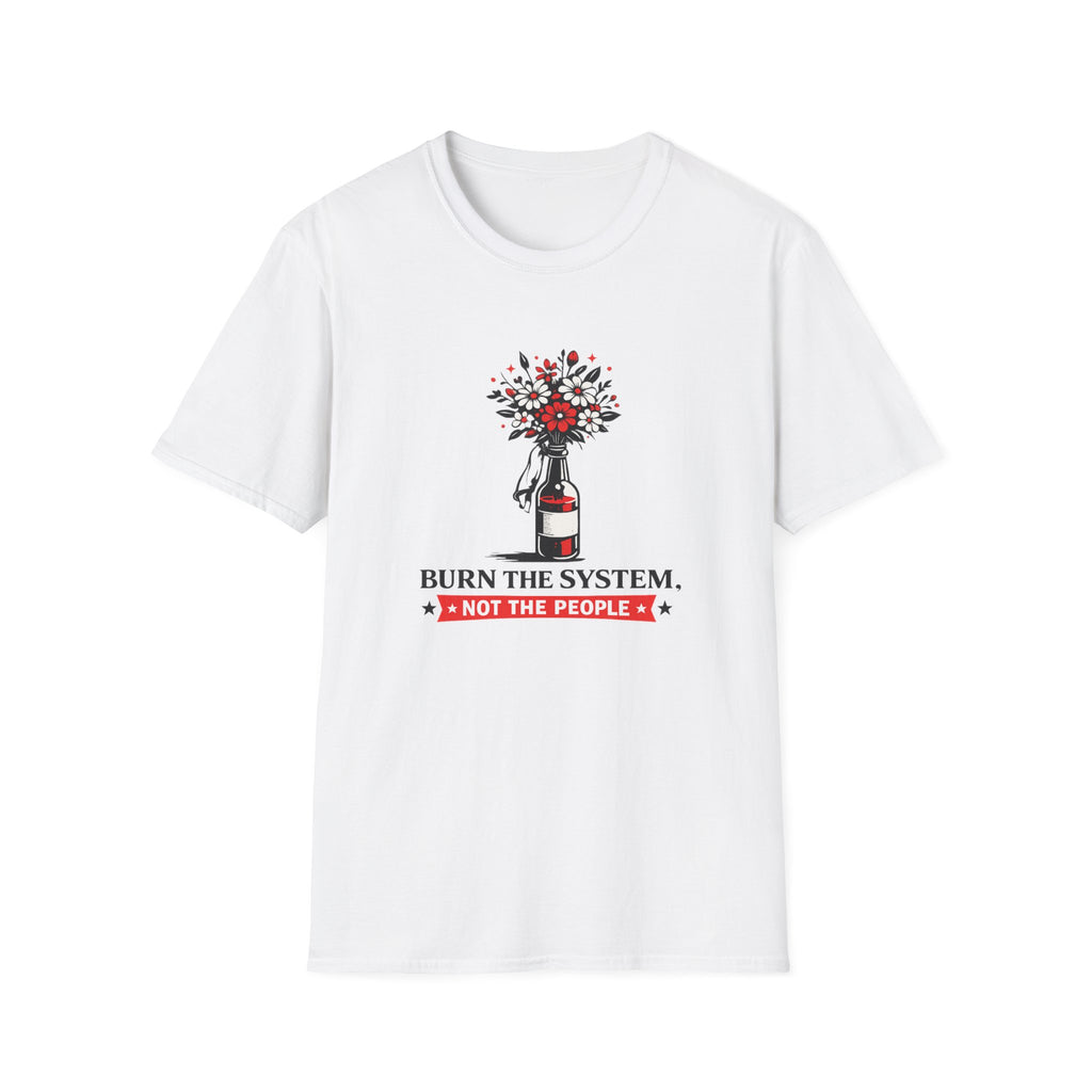 Burn the System Bottle Tee