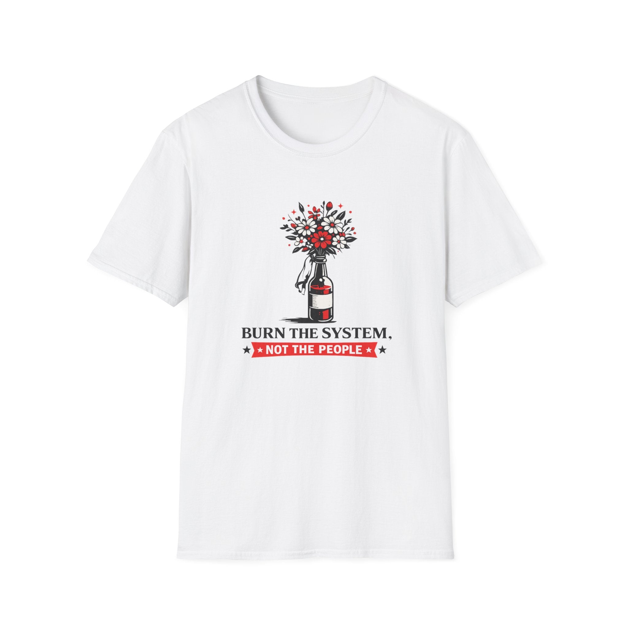 Burn the System Bottle Tee