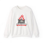 Burn the System Dollar Crewneck Sweatshirt