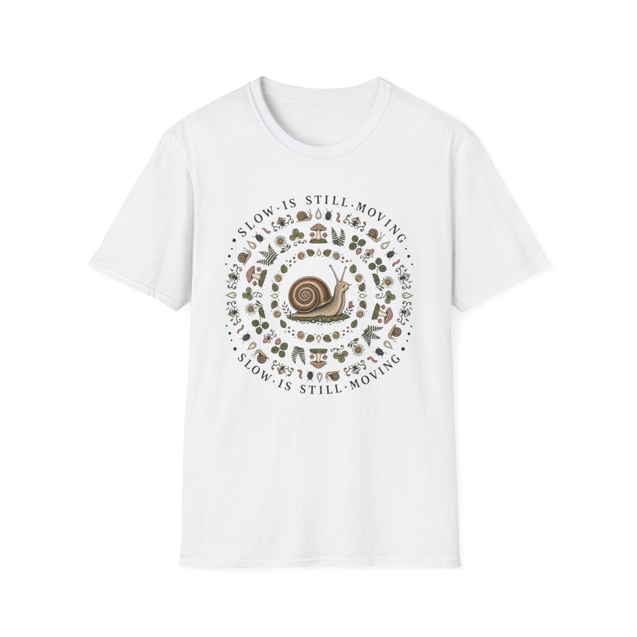 Slow Snail Mandala Tee