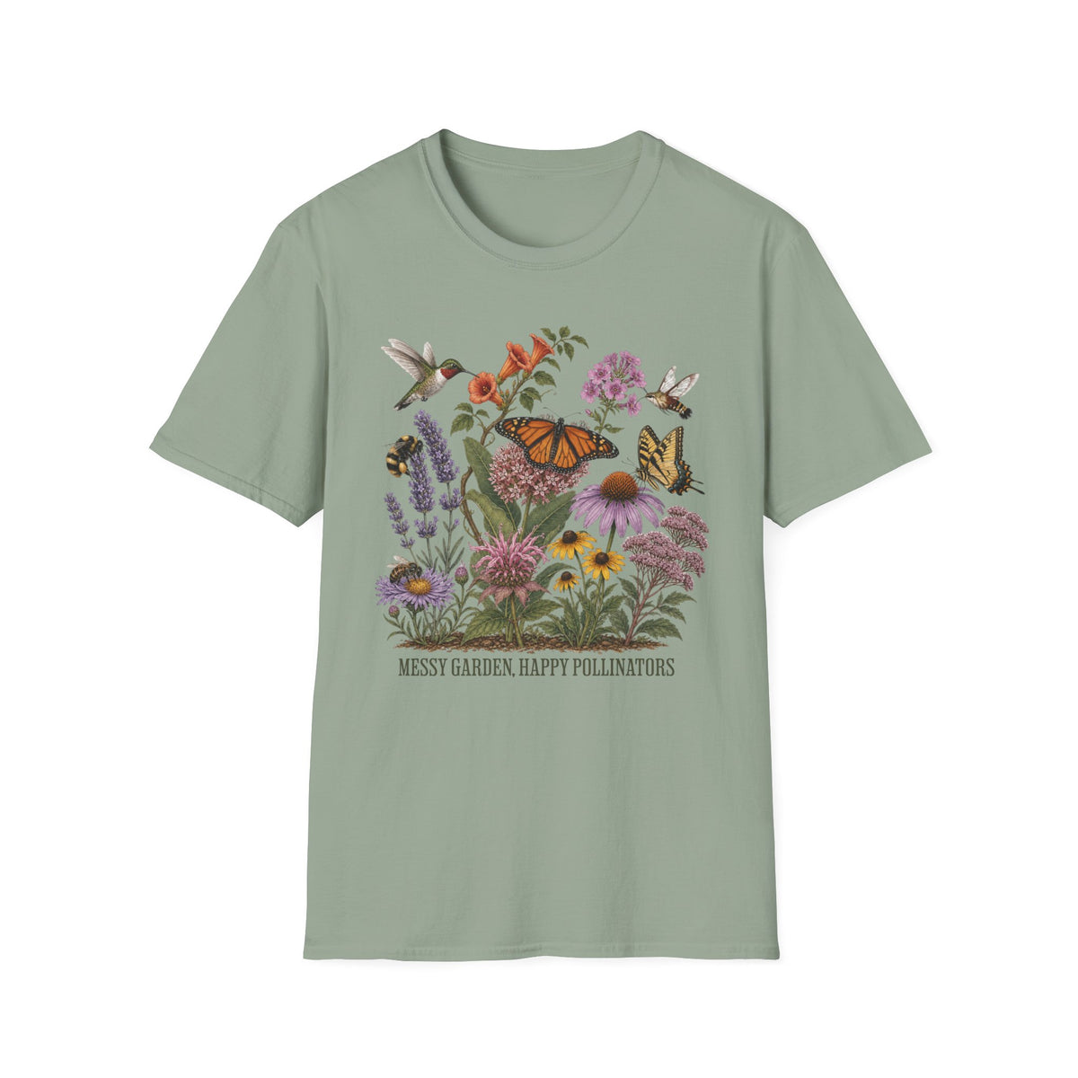 Messy Garden, Happy Pollinators 5 Tee