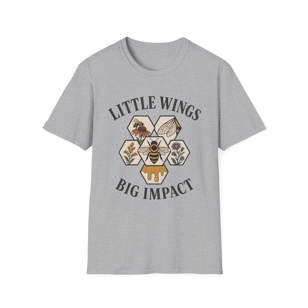 Little Wings Big Impact Hex Tee