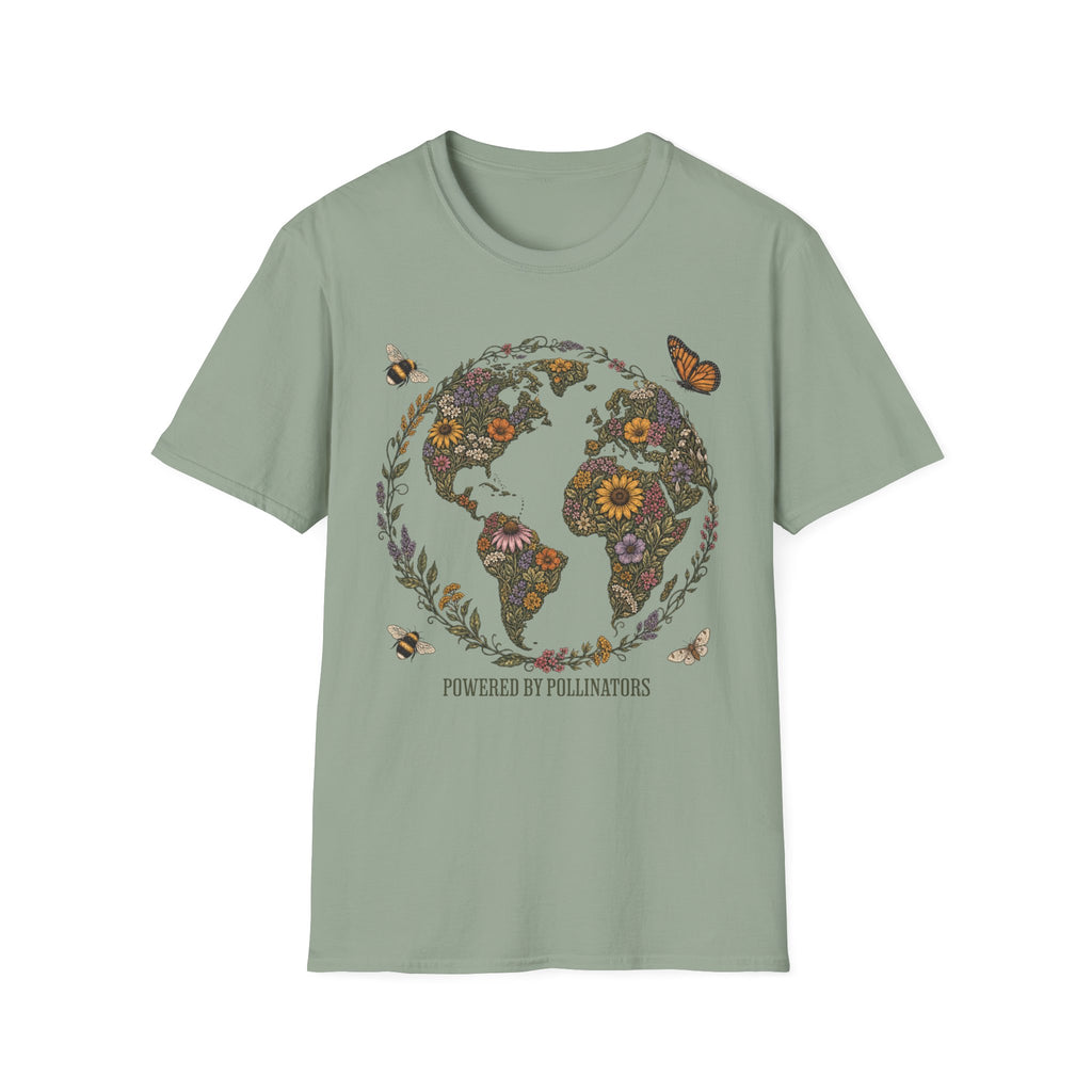 Powered By Pollinators 2 Tee