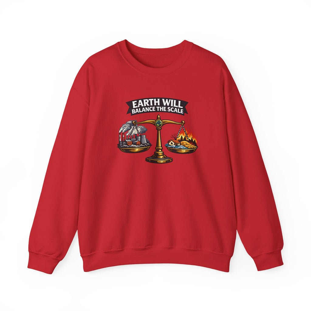 Earth Will Balance The Scale Crewneck Sweatshirt