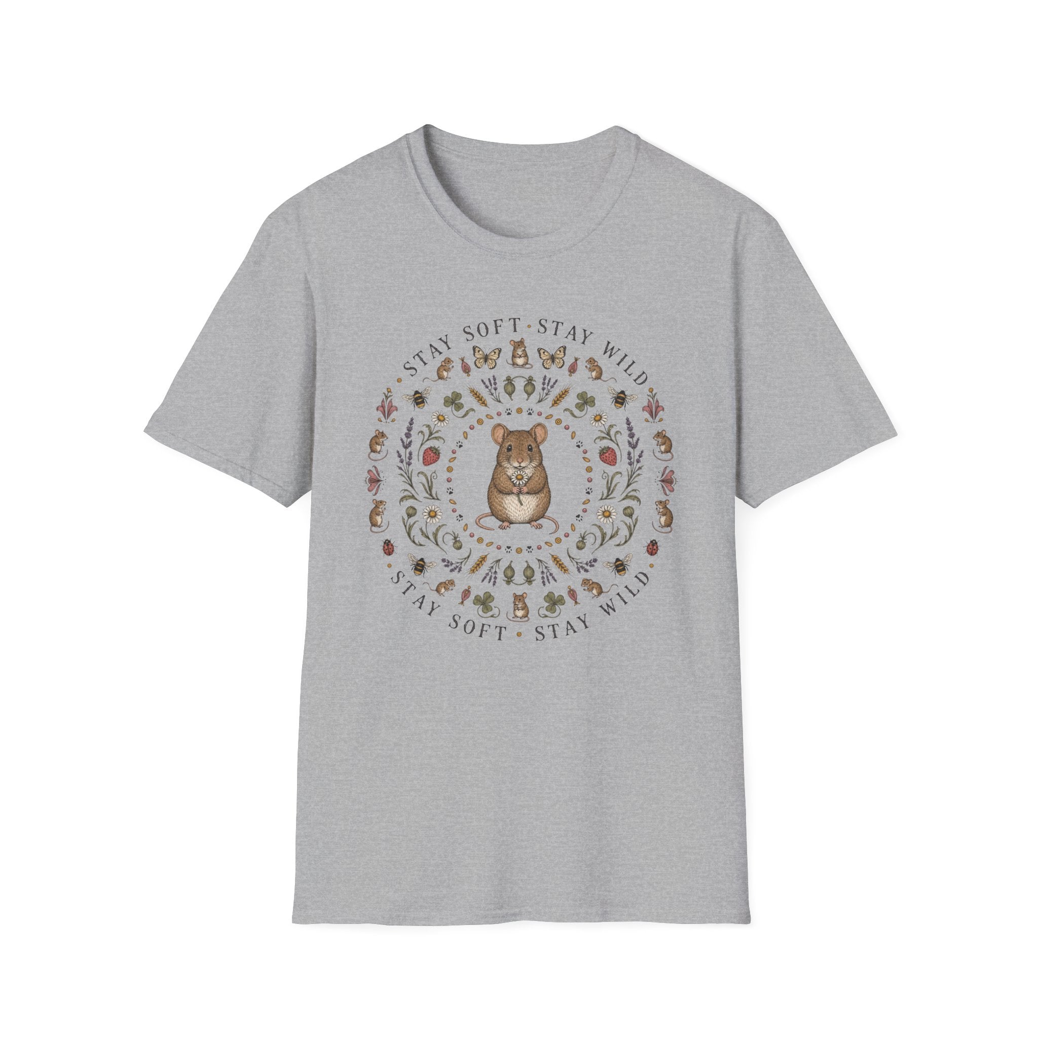 Stay Soft Mouse Mandala Tee