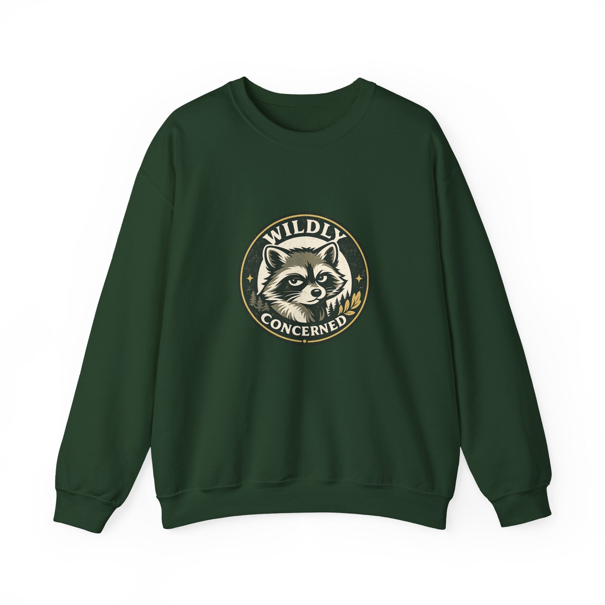 Wildly Concerned Brand Logo Crewneck Sweatshirt