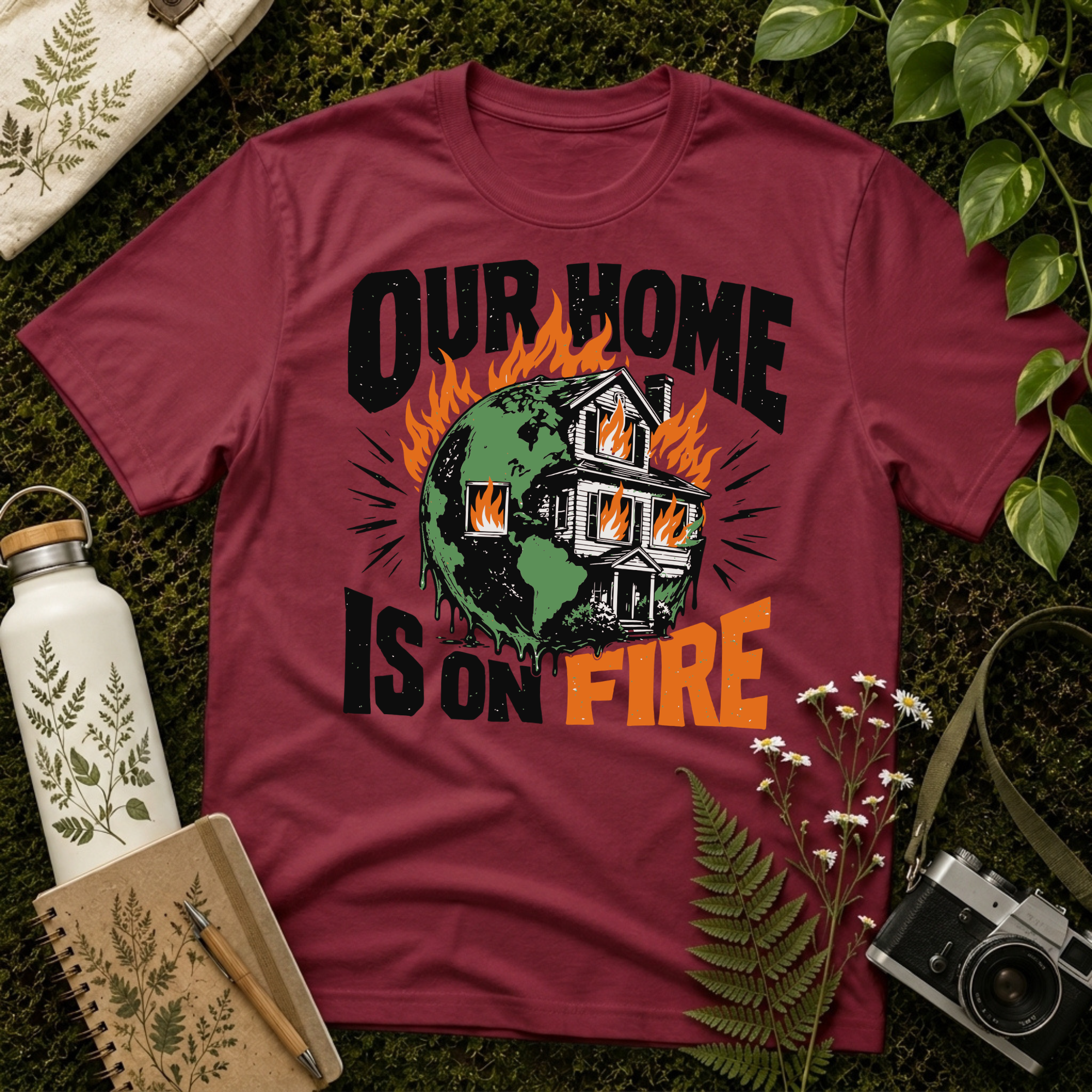 Our Home Is On Fire Tee