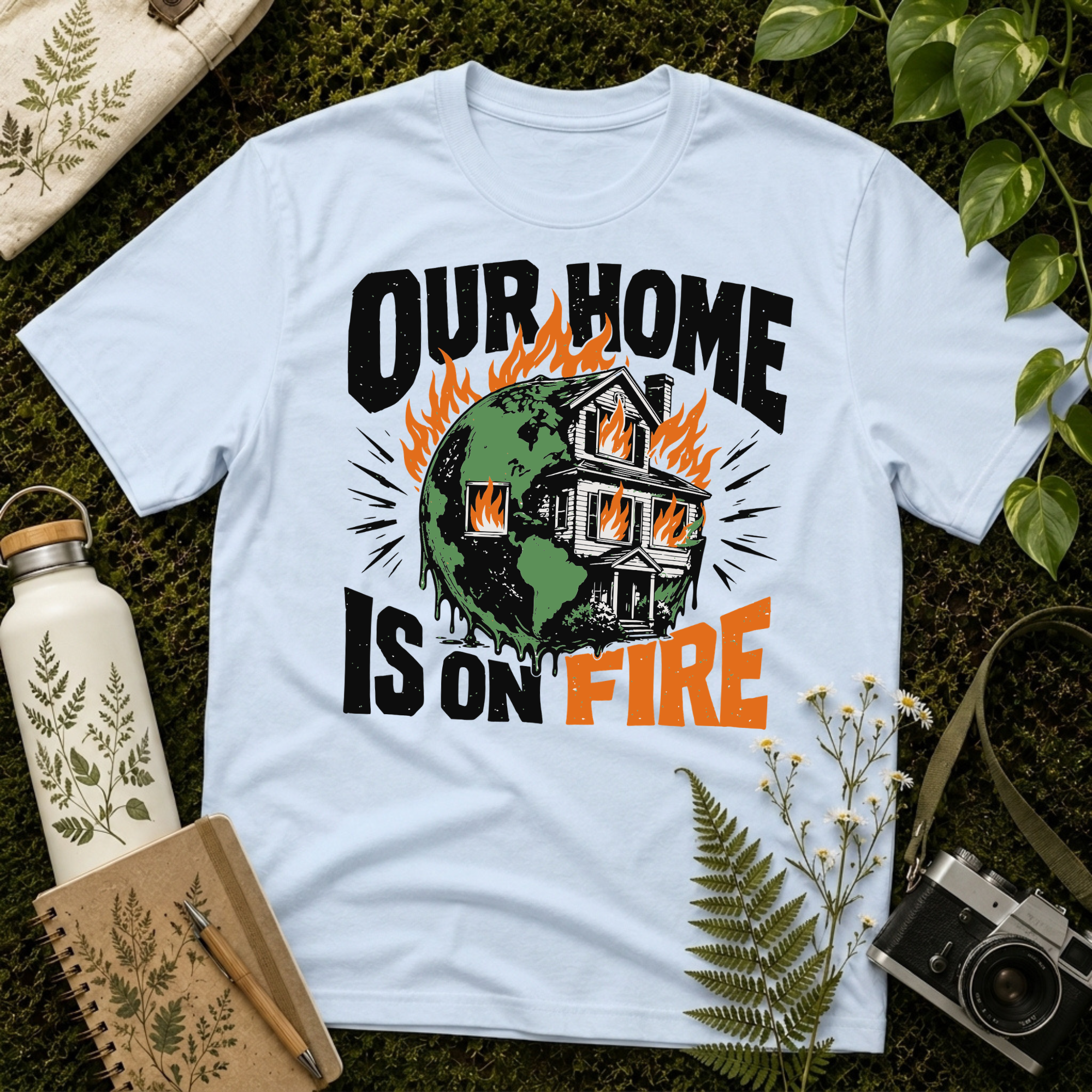 Our Home Is On Fire Tee
