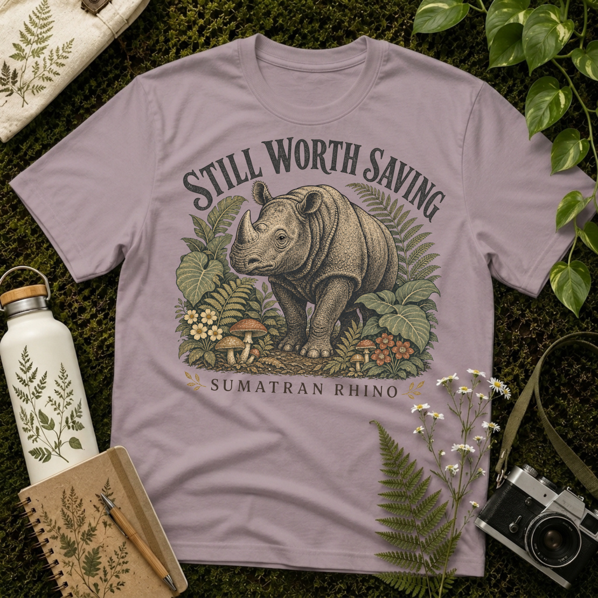 Sumatran Rhino Worth Tee