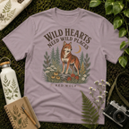 Red Wolf Wild Hearts Tee