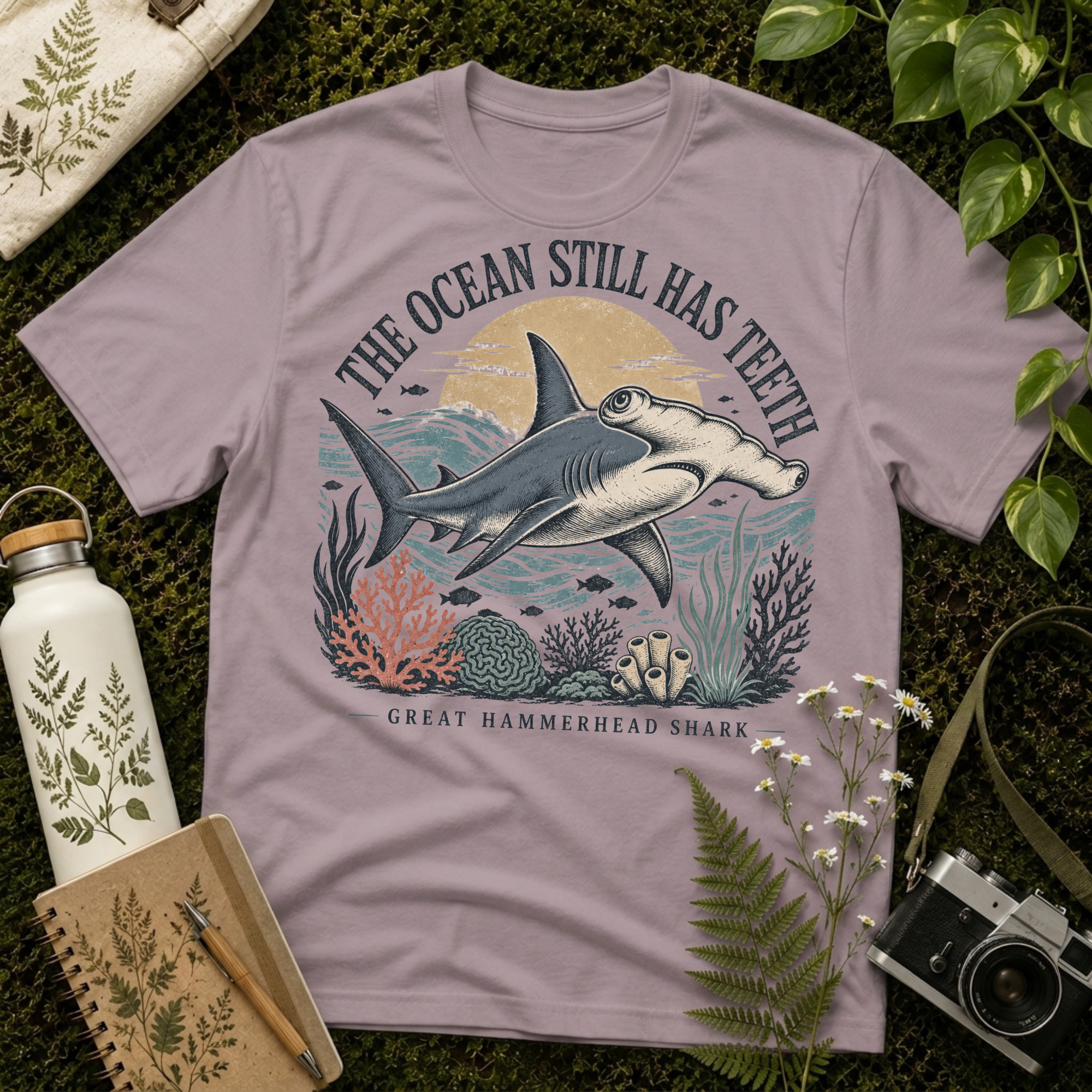 Great Hammerhead Shark Teeth Tee