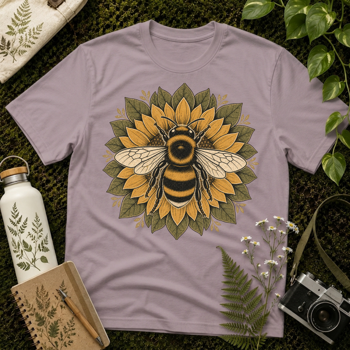 Bee Sunflower Tee