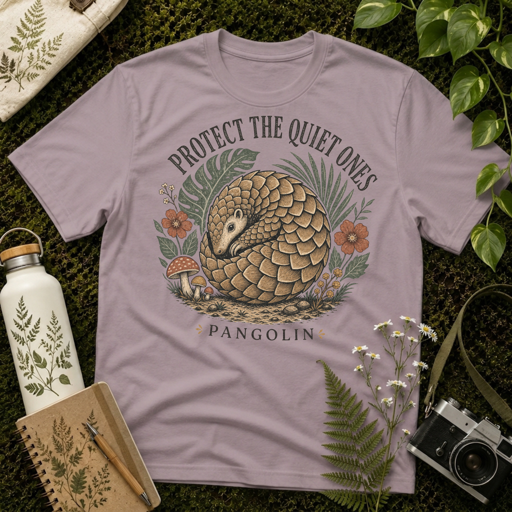Pangolin Protect The Quiet Ones Tee