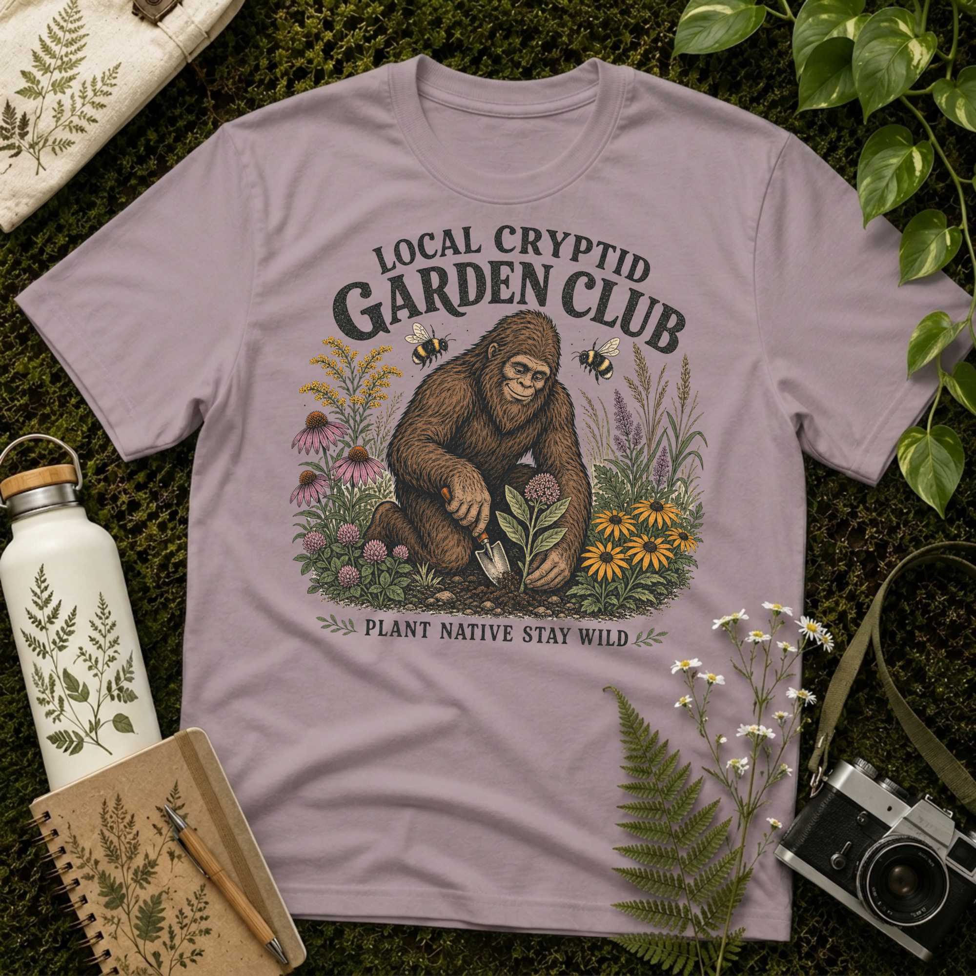 Local Cryptid Garden Club Tee
