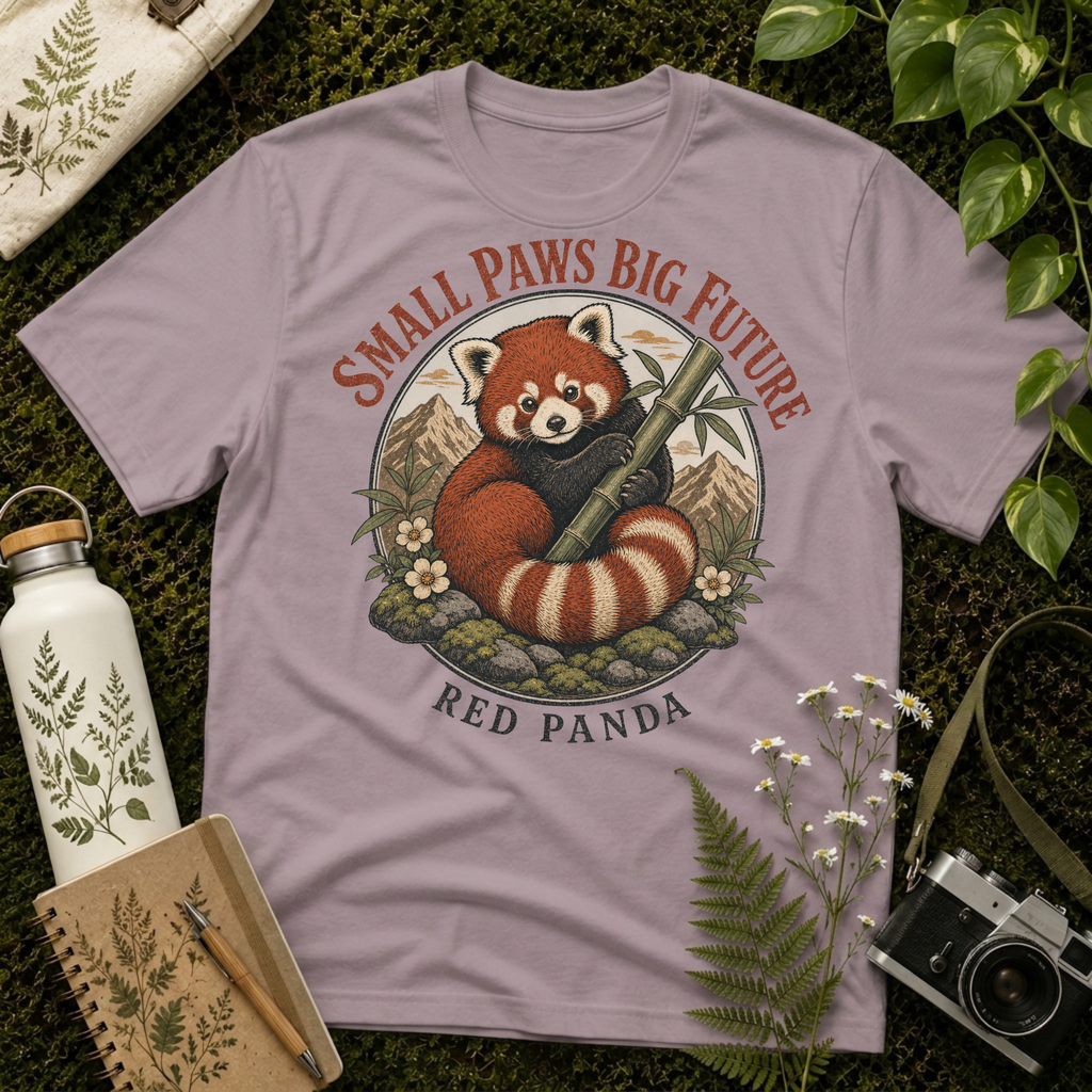 Small Paws Red Panda Tee