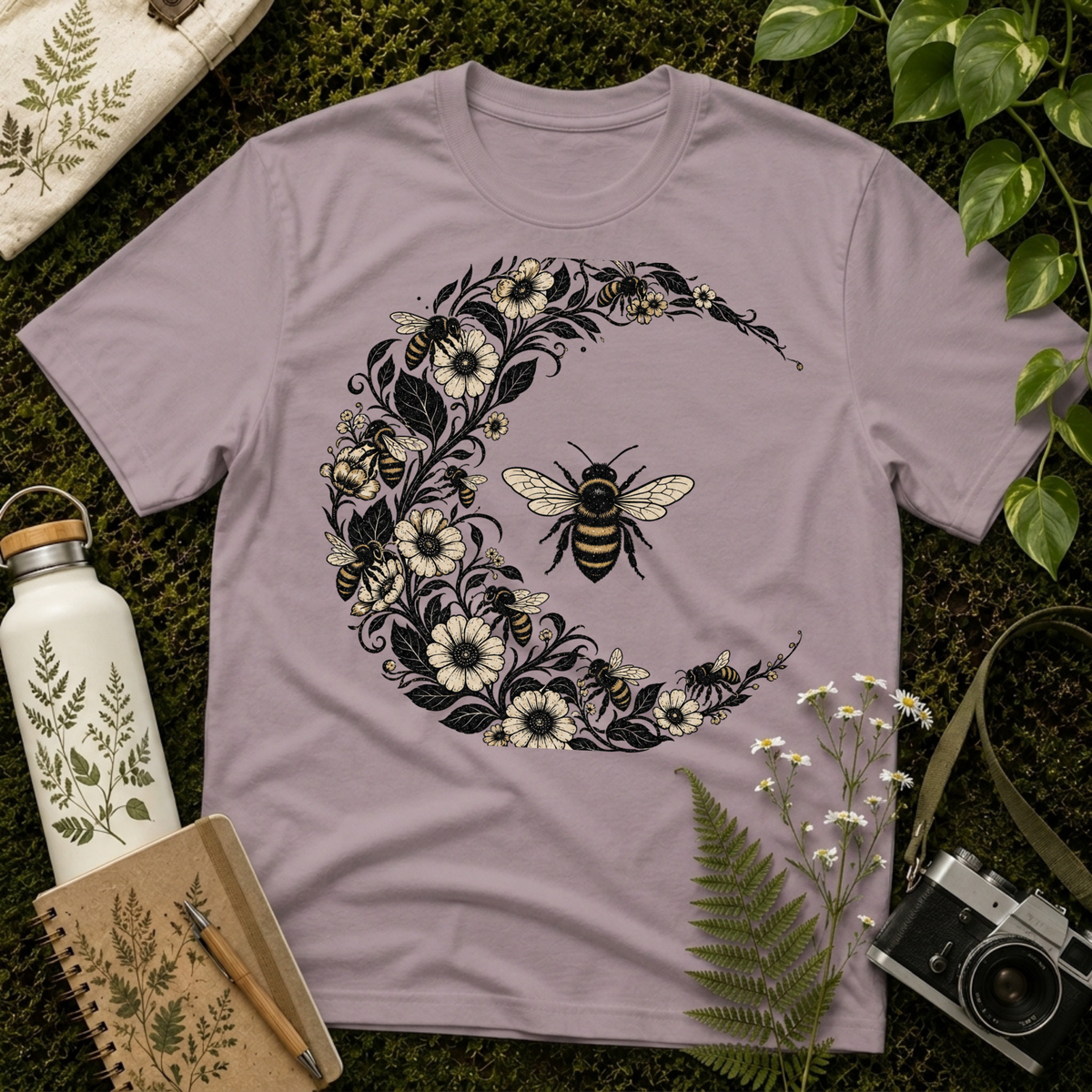 Bee Crescent Tee