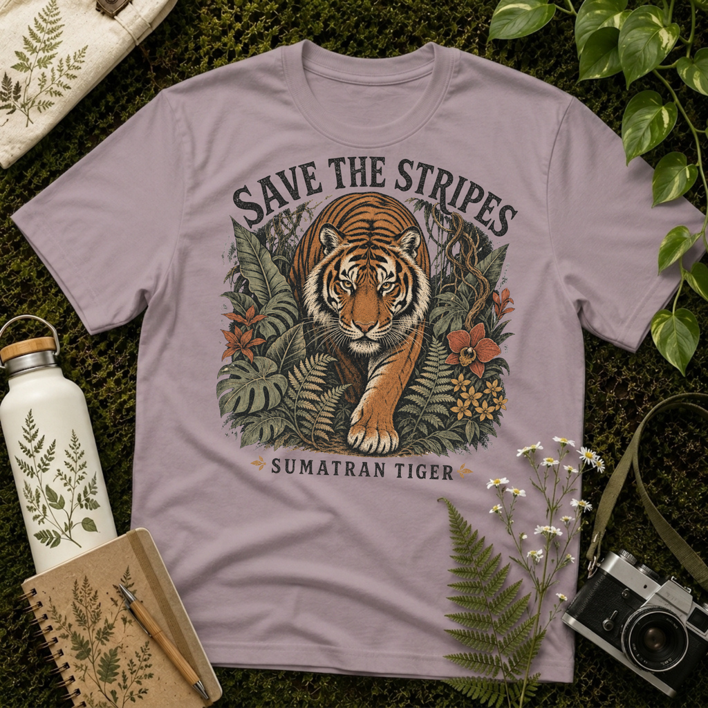 Sumatran Tiger Save The Stripes Tee