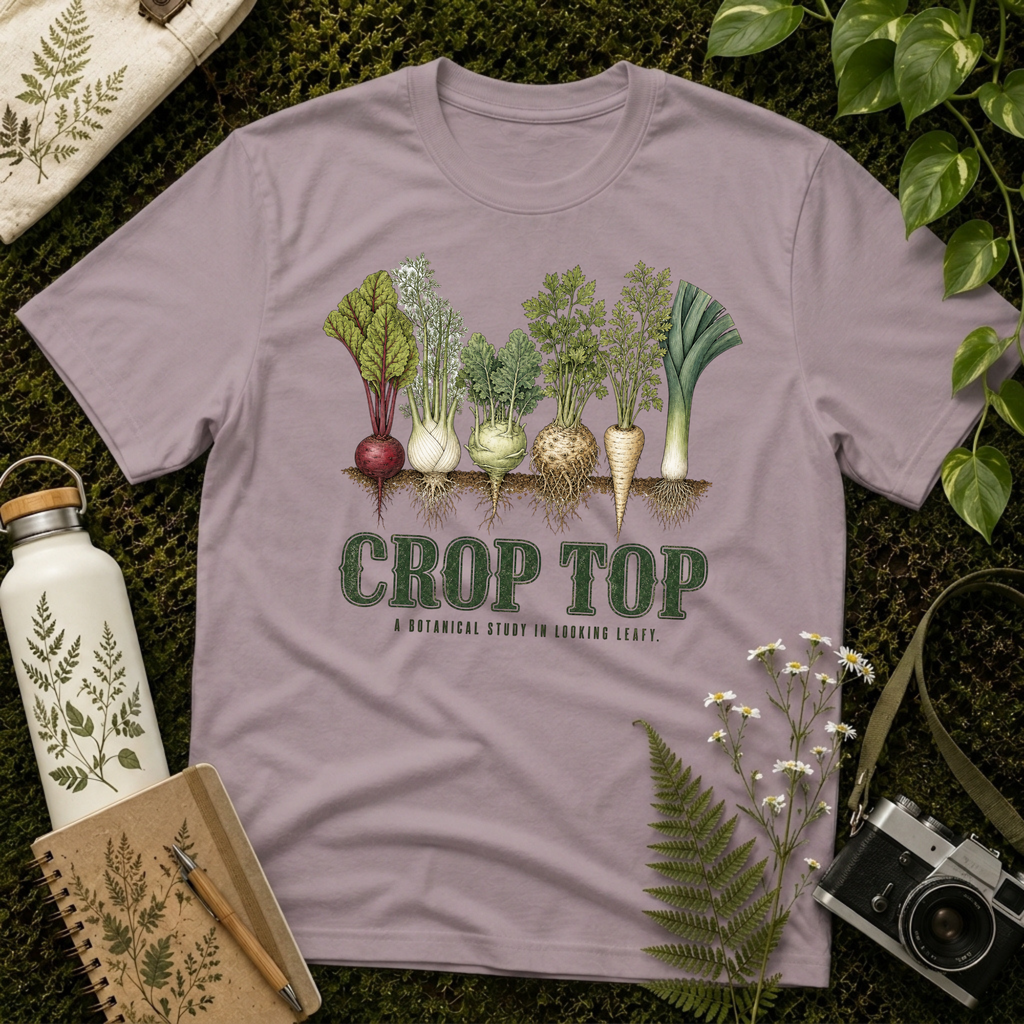 Crop Top Looking Leafy Tee