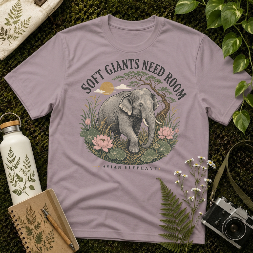 Asian Elephant Soft Giants Tee