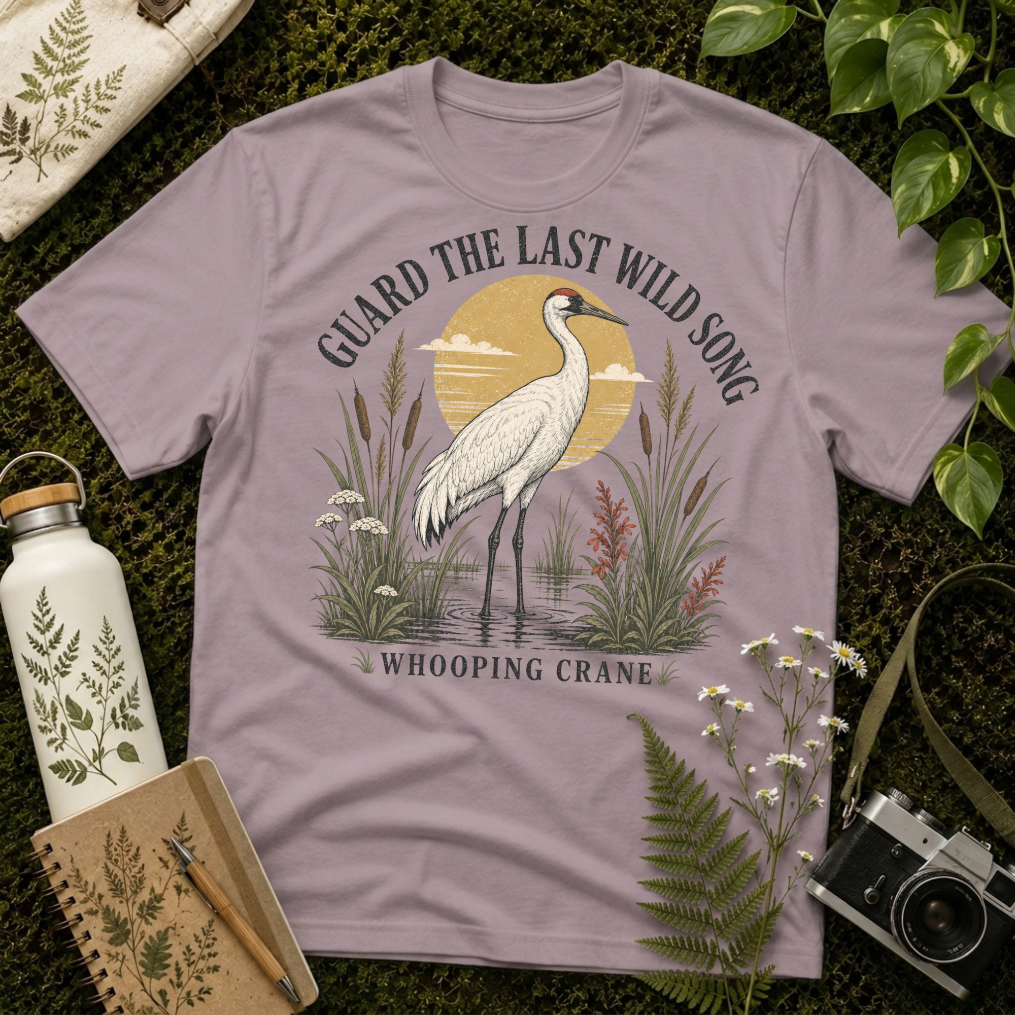 Whooping Crane Guard The Song Tee