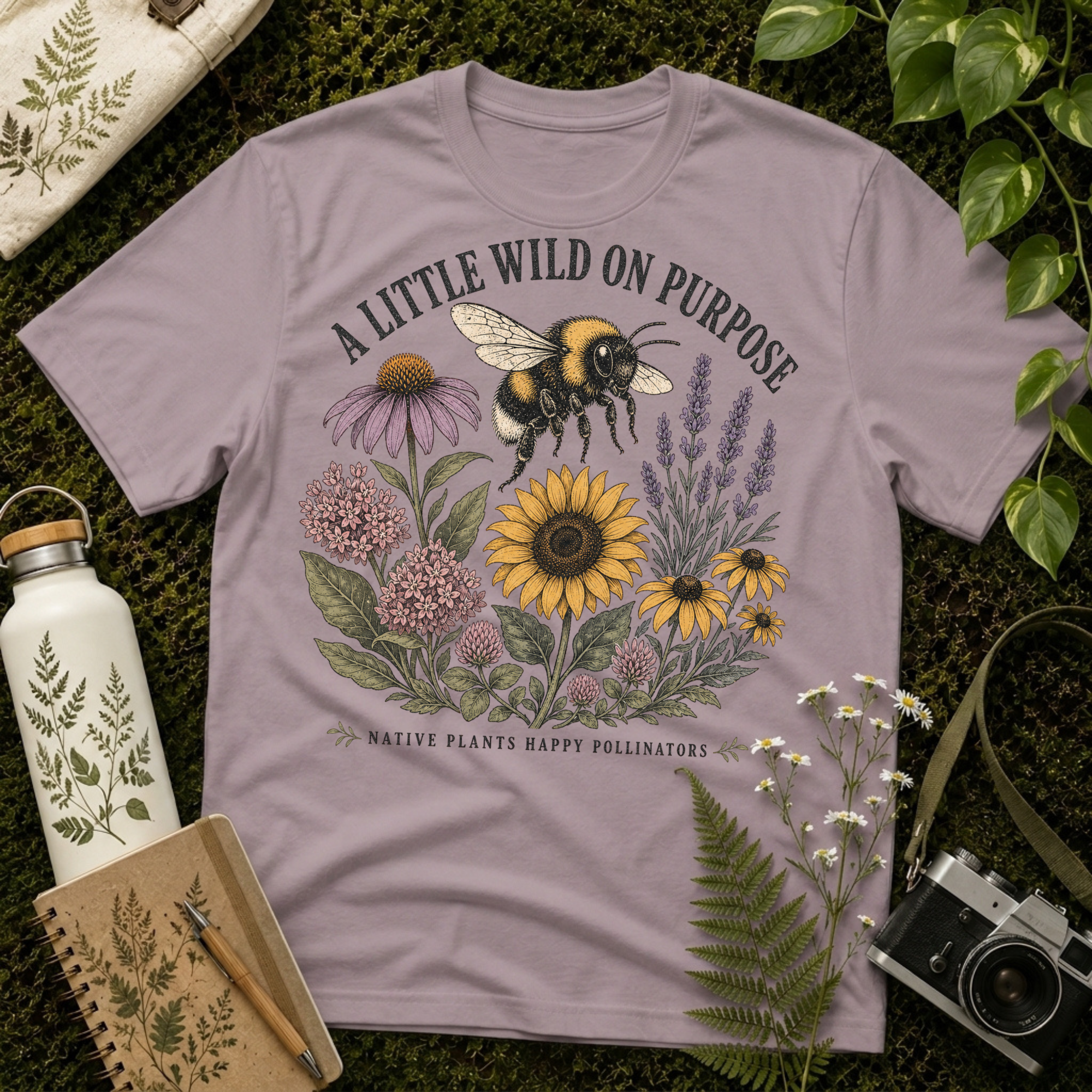 A Little Wild Big Bee Tee