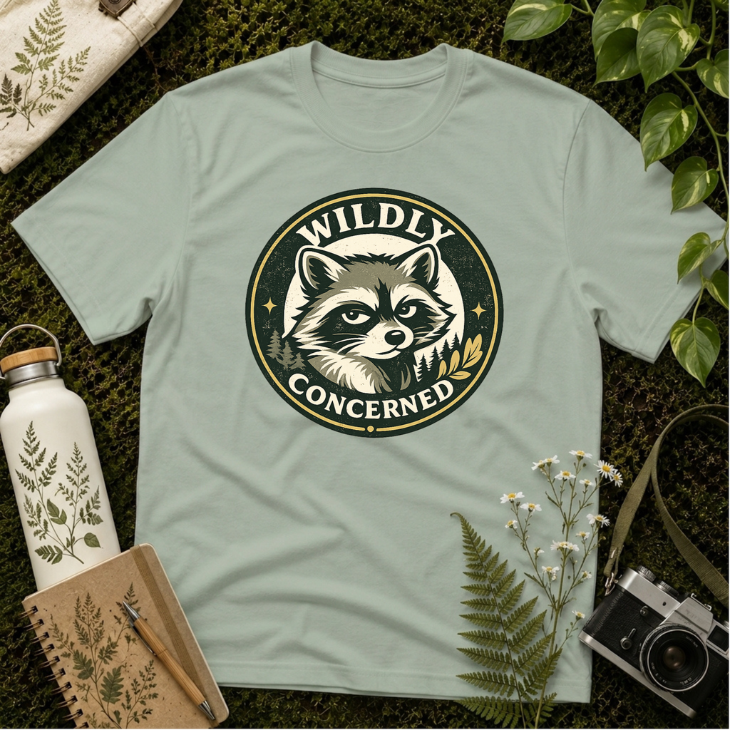 Wildly Concerned Large Brand Logo Tee