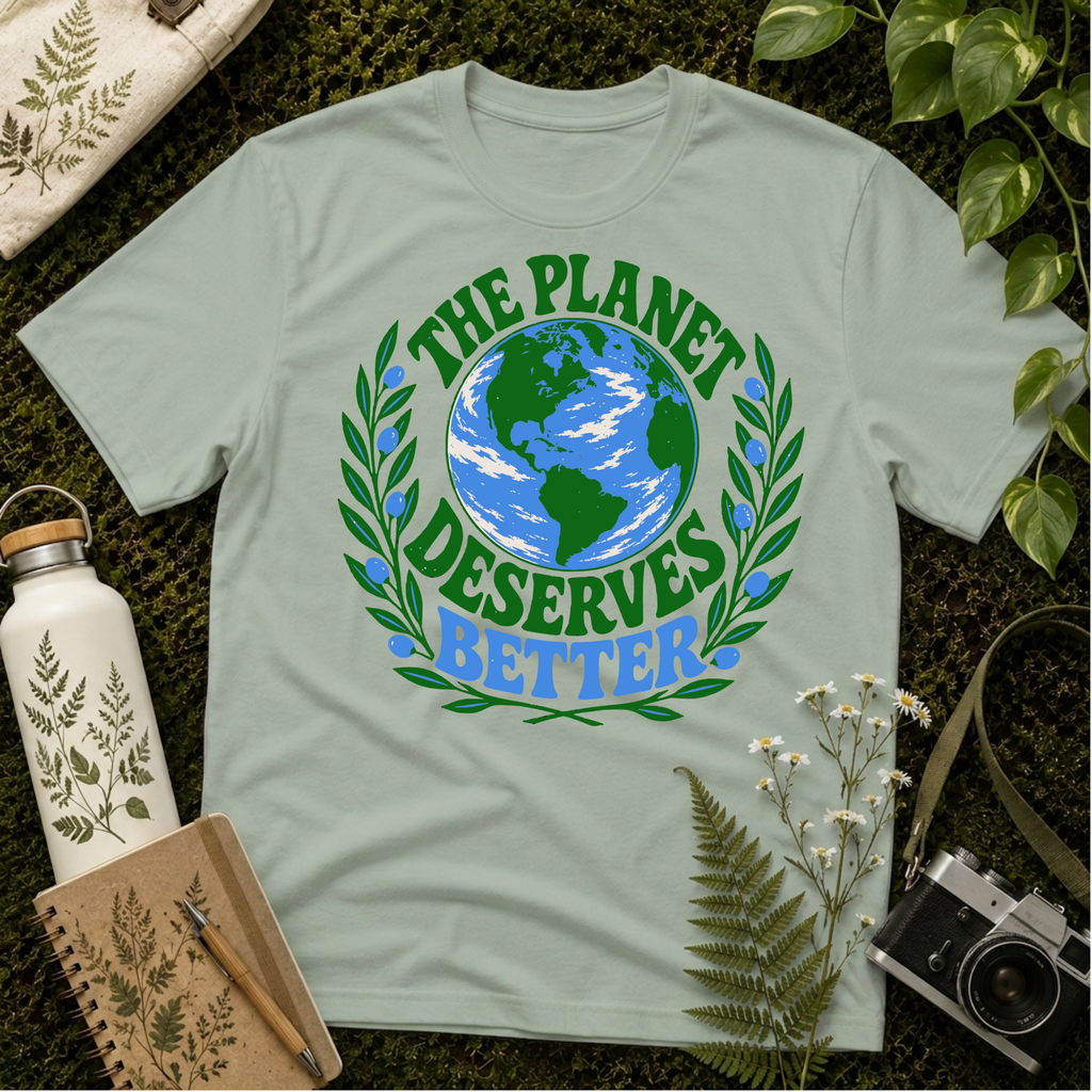 The Planet Deserves Better B+G Tee