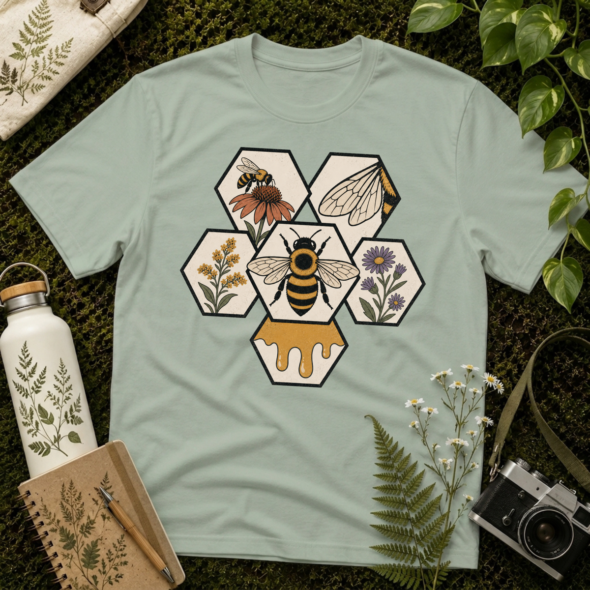 Bee Honeycombs Tee