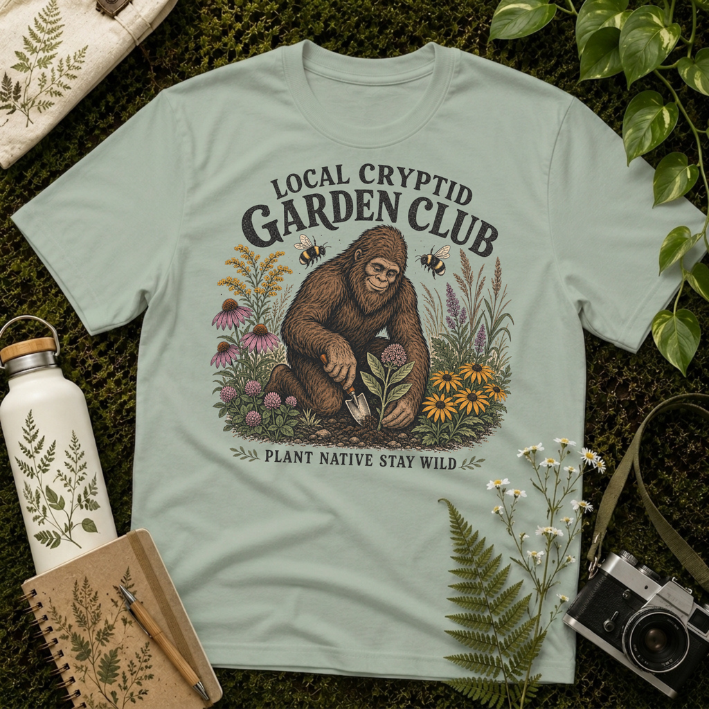 Local Cryptid Garden Club Tee