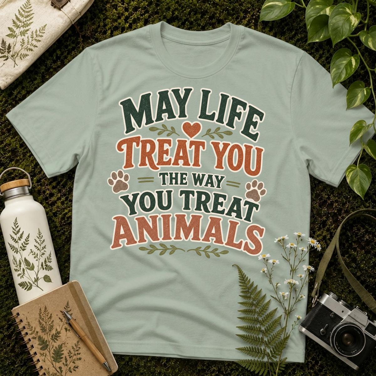 May Life Treat You The Way You Treat Animals Tee