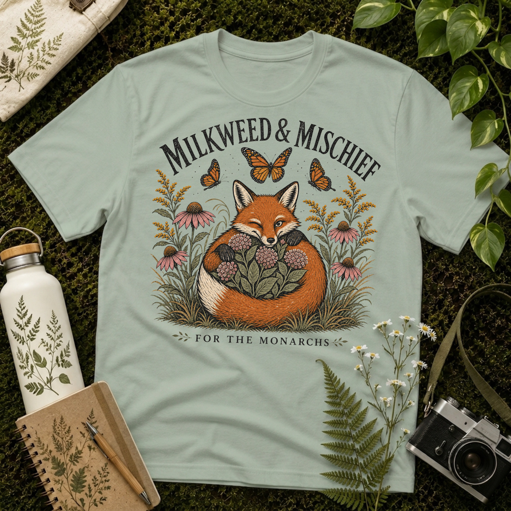 Milkweed and Mischief Tee