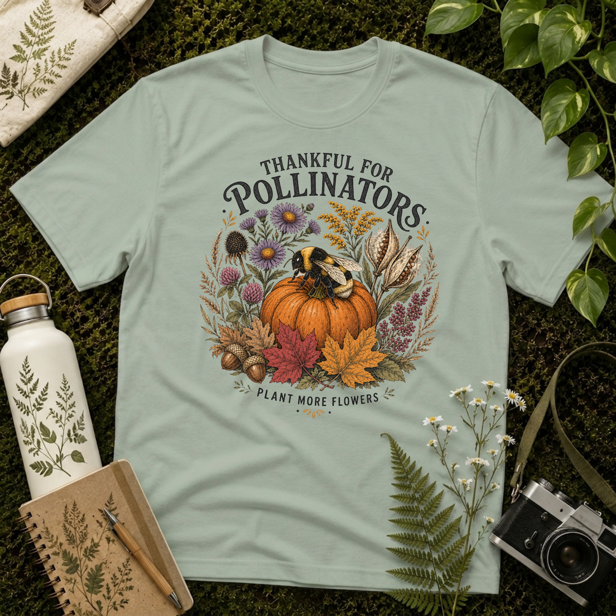 Thankful For Pollinators Tee