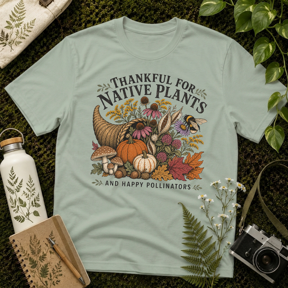 Thankful For Native Plants Tee